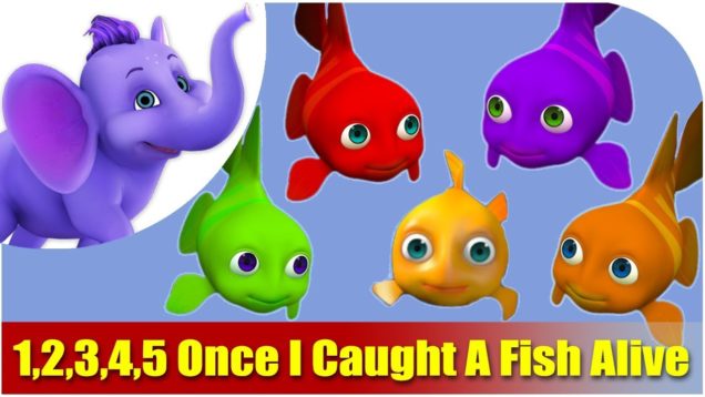 1 2 3 4 5 Once I Caught A Fish Alive | Hindi Rhymes from Appuseries