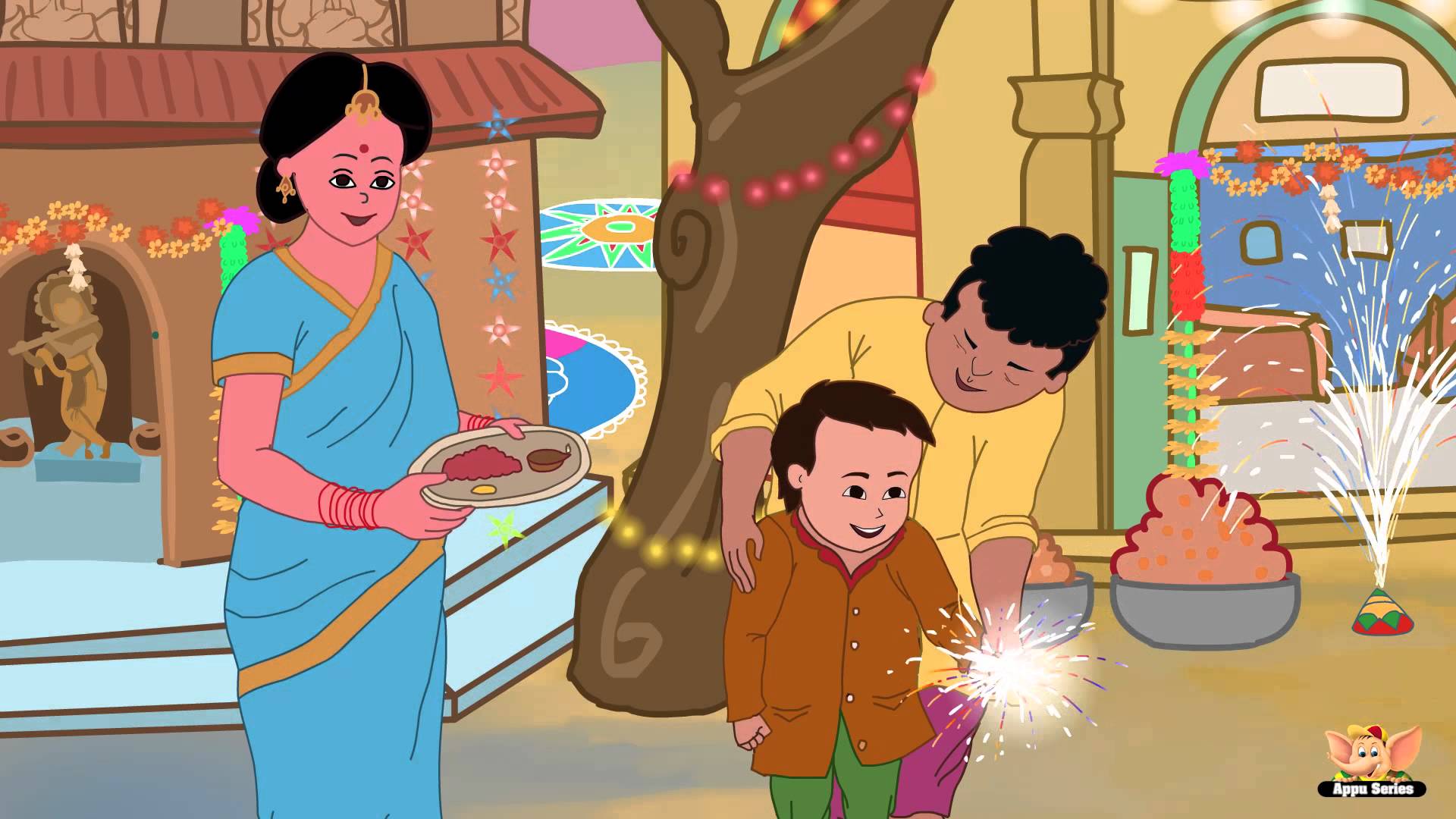 Happy Diwali - Nursery Rhyme in Tamil - Appu Series