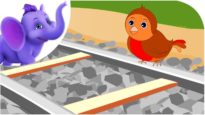 Little Robin Redbreast Sat Upon a Rail – Nursery Rhyme & Karaoke Version