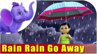 Rain, Rain Go Away Nursery Rhyme in 4K | Marathi Rhymes From APPUSERIES