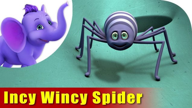 Incy Wincy Spider climbed up the water spouts – Nursery Rhyme