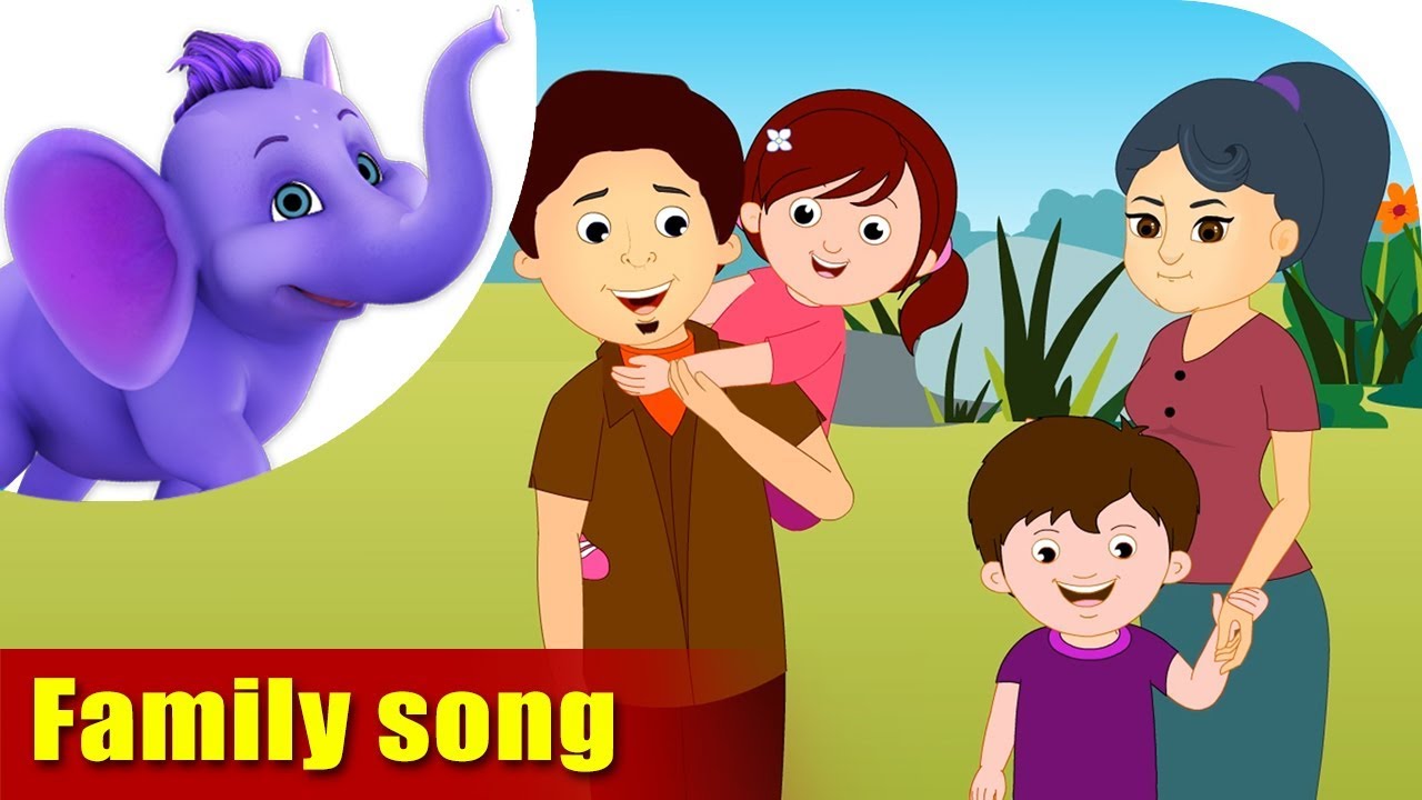 Family Song  Learning song  for Children in 4K by Appu 