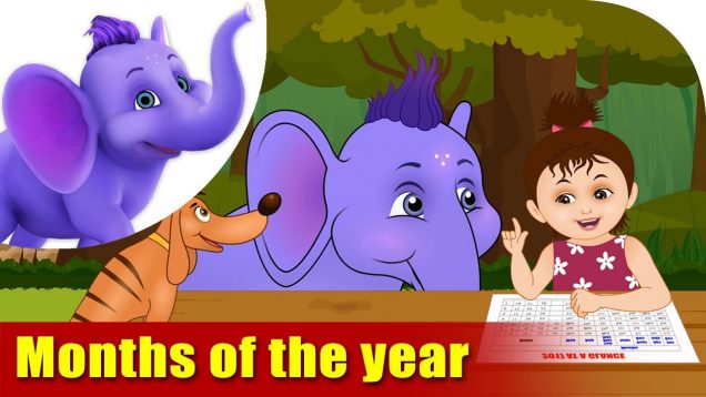 Months of the Year – Learning song for Children in 4K by Appu Series